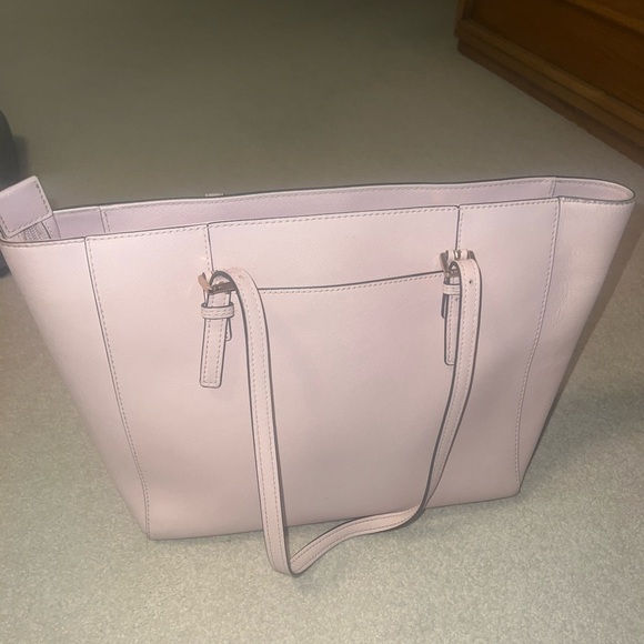 Michael Kors Light Pink Jet Set Travel Tote Purse - Picture 2 of 16